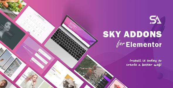Sky Addons - Elementor Addons for WordPress with Theme Builder, Templates, Blocks & Widgets
