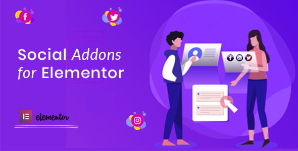 Social Addons for Elementor (Pro)