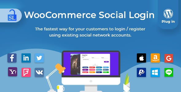 Social Login - WordPress / WooCommerce Plugin