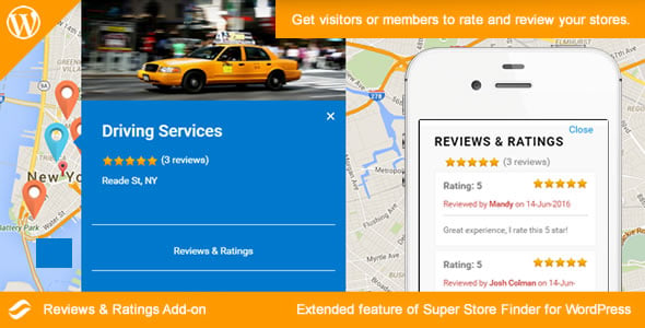 Social Store Locator - Reviews & Ratings Add-on