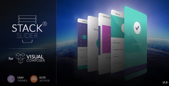 Stack Slider add-on for Visual Composer