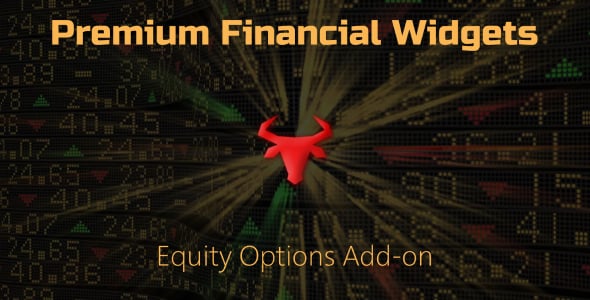 Stock Options Add-on | Premium Financial Widgets Plugin