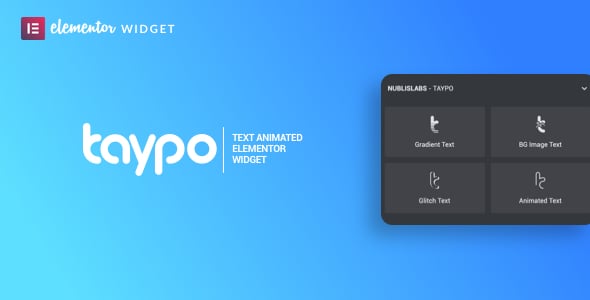 Taypo animated headings - widget for elementor
