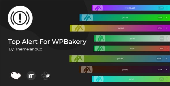 Top Alert For WPBakery Page Builder