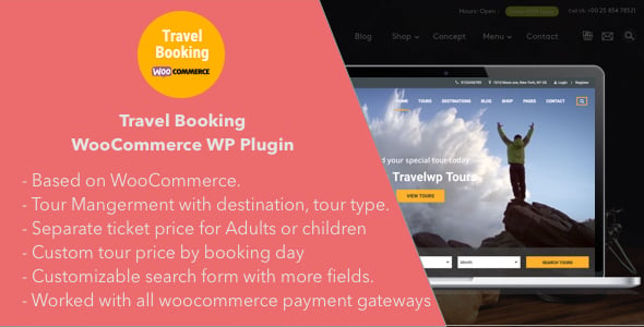 Travel Booking - WooCommerce WordPress Plugin