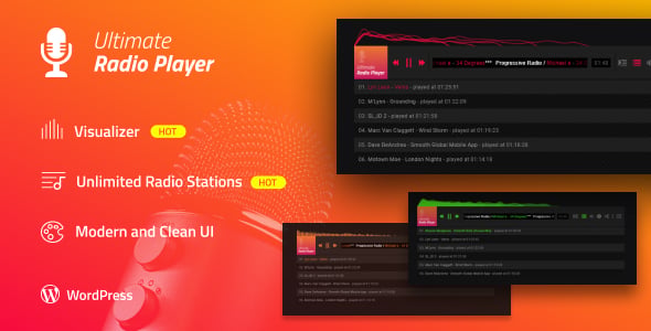 Ultimate Radio Player Wordpress Plugin