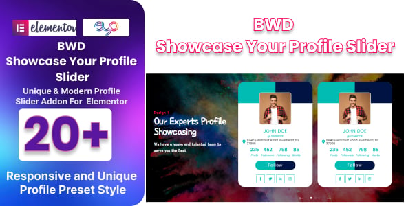 User Profile Elementor