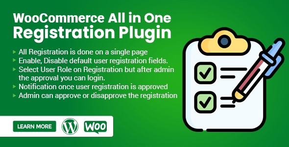 User Registration for WooCommerce – Custom Fields, Role Control & Approval