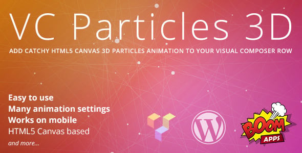 VC Particles 3D Background