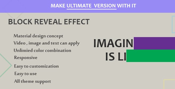 Visual Composer - Block Reveal Effects