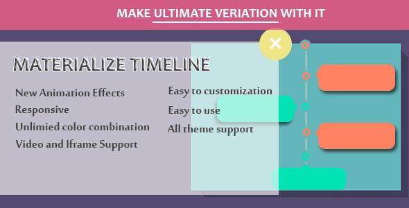 Visual Composer - Materialize Timeline
