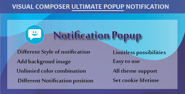 Visual Composer - Ultimate Popup Notification