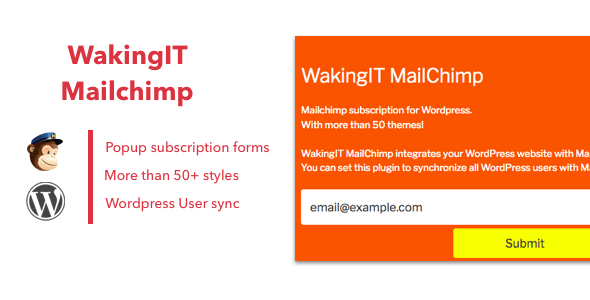 WakingIT Mailchimp Newsletter Wordpress Plugin