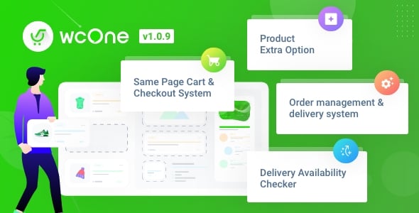 wcOne | WooCommerce Delivery & Pickup Scheduler, Quick Checkout & Order Management System