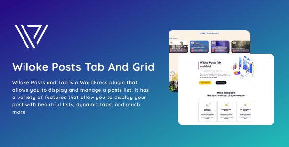 Wiloke Posts Tab And Grid