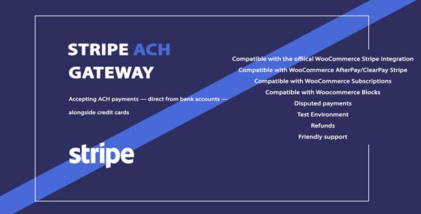 WooCommerce ACH + Plaid Gateways for Stripe