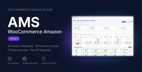 WooCommerce Amazon Affiliate Plugin – Auto Import & Dropship Tool