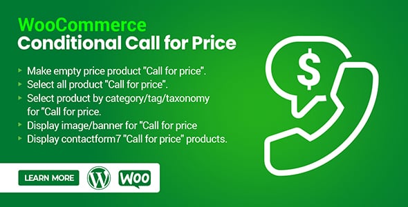 WooCommerce Call for Price – Conditional Price Hiding & Call to Order