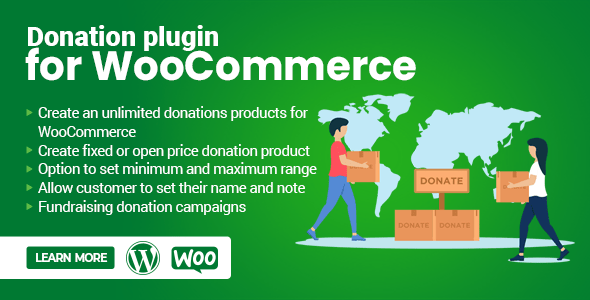 WooCommerce Donation Plugin – Accept Donations or Tips with Custom Amounts