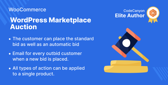 WooCommerce Marketplace Auction Plugin