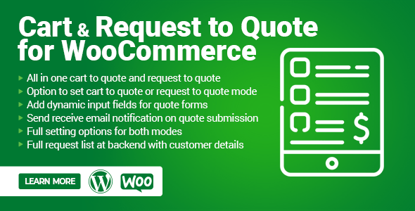 WooCommerce Request a Quote with Cart – B2B & Wholesale Quote Plugin