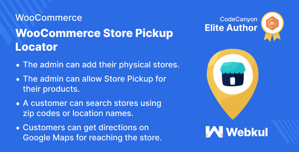 WooCommerce Store Pickup Locator Plugin