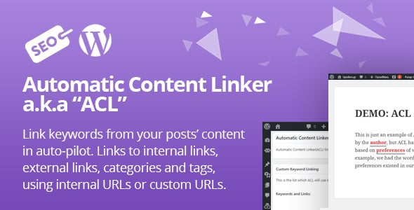 WordPress Automatic Content Linker - SEO Optimization Plugin for WordPress