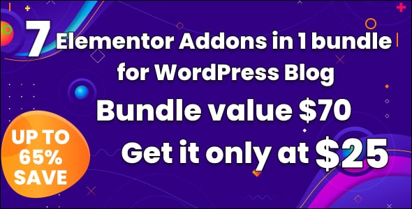 WordPress Blog Plugin - Elementor Addons Bundle For Blogger