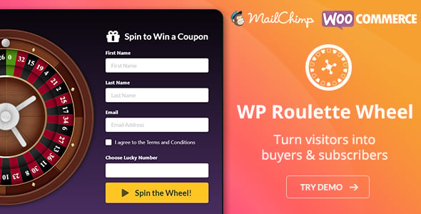 WP Roulette Wheel – Spin to Win WooCommerce Coupons