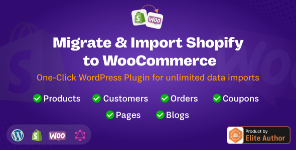 WP Shopify to WooCommerce - Migrate & Import Shopify Store to WordPress