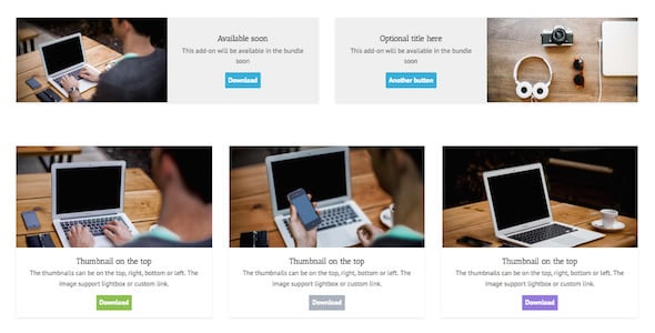 WPBakery Page Builder Add-on - Thumbnail with Caption