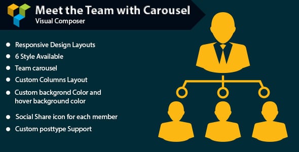 WPBakery Page Builder - Meet the Team with Carousel