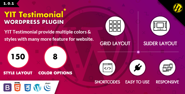 YIT Testimonial Showcase WordPress Plugin
