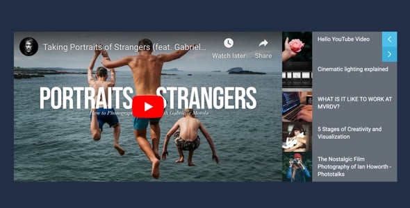 YouTube or Vimeo Gallery - Addon for WPBakery Page Builder